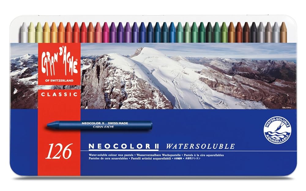 Caran d'Ache Classic Neocolor II Water-Soluble Pastels, 126